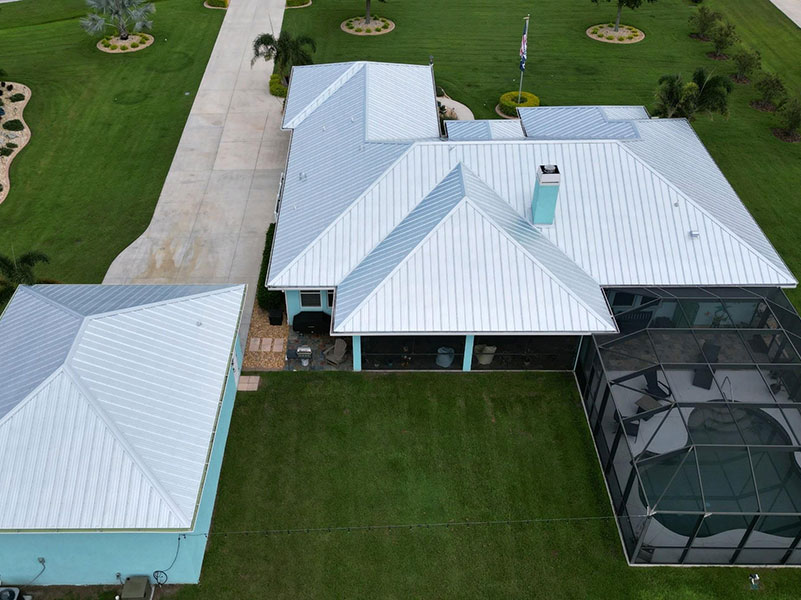 5V Crimp metal roof panel supplier wholesale materials roofing florida