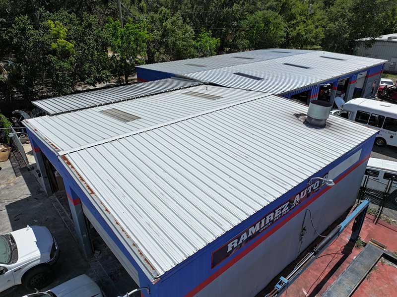 SunPBR metal roof panels, commercial roofing florida