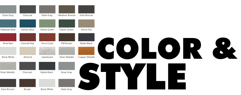 Metal Roofing Color and Style Selection: A Guide by Sunshine Metal Supply Blog Cover
