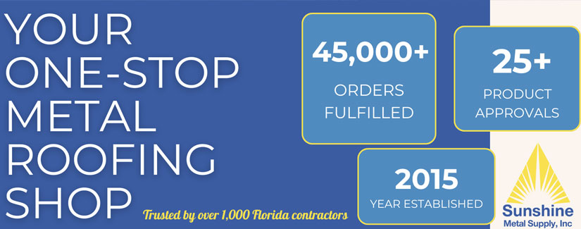 Sunshine Metal Supply: Your Trusted Source for Metal Roofing Since 2015