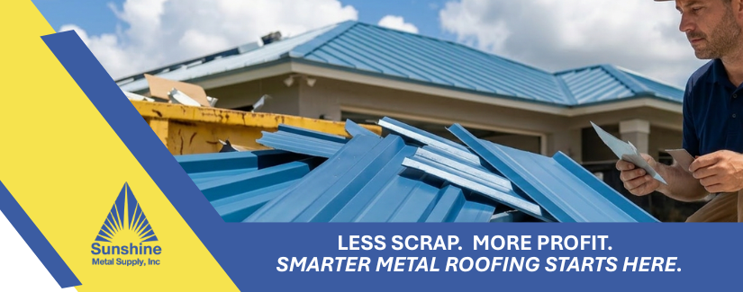 Reduce waste on metal roofing projects