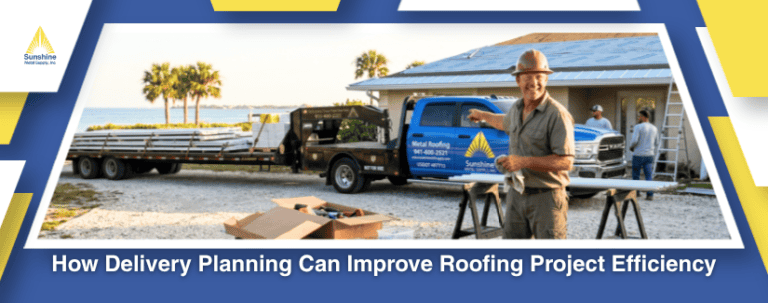 delivery planning can improve roofing project efficiency