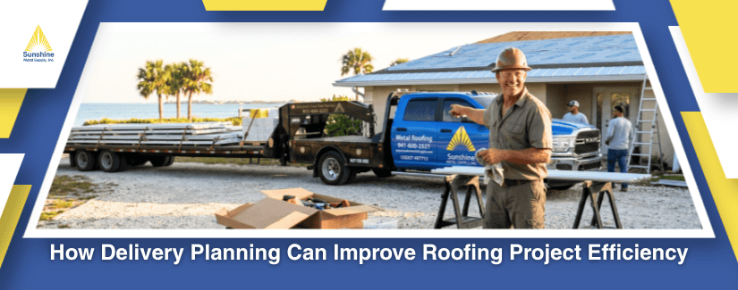 delivery planning can improve roofing project efficiency