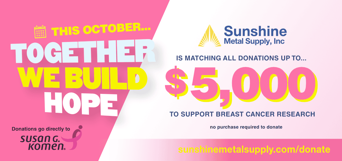 Breast Cancer Awareness - Sunshine Metal Supply